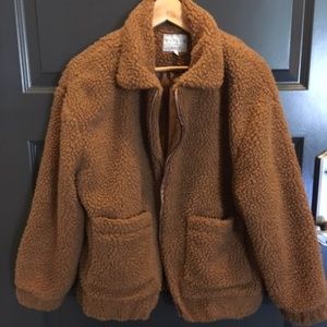 Hayden Fleece Bomber Jacket